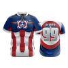 1785 FD Quarter Zip Batting Jacket SS RBI-MARVEL-CAPTAIN