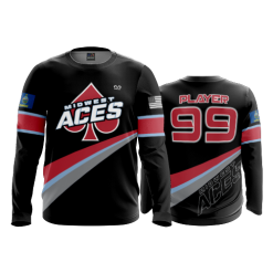 355 FD Long Sleeve MENS MIDWEST-ACES-BLACK