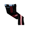 355 CL BLACK CUSTOM BRAID MENS PANT MIDWEST-ACES-BLACK