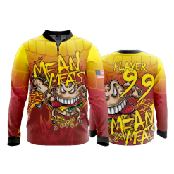 2673 FD Quarter Zip Batting Jacket LS MEAN-MEATS