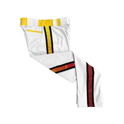 2673 CL WHITE CUSTOM BRAID MENS PANT MEAN-MEATS