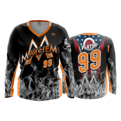 1736 FD Womens V-Neck Longsleeve MAYHEM-BLACK