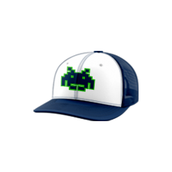 2684 Team Cap Trucker 112 BASE-INVADERS-LIME