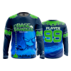 2684 FD Long Sleeve MENS BASE-INVADERS-LIME