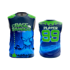 2684 FD Sport Sleeveless MENS BASE-INVADERS-LIME