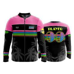 1986 FD WARM UP JACKET SHOCKMASTERS-WARM-UP-ADDONS-FLO INK + $5