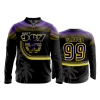 1484 FD Quarter Zip Batting Jacket LS POLY-LAKERS