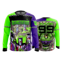 2400 FD Long Sleeve MENS DEVASTATION-FLO INK + $5