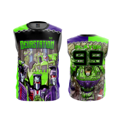 2400 FD Sport Sleeveless MENS DEVASTATION-FLO INK + $5