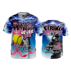 1727 FD ProTek Mens Full Button Down STRIKE-OUT-CANCER