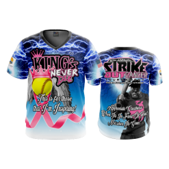 1727 FD Sport V-Neck MENS STRIKE-OUT-CANCER