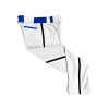 1727 CL WHITE CUSTOM BRAID MENS PANT STRIKE-OUT-CANCER
