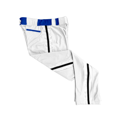 1727 CL WHITE CUSTOM BRAID MENS PANT STRIKE-OUT-CANCER