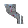 355 CL CHARCOAL CUSTOM BRAID MENS PANT MIDWEST-ACES-RED