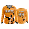 2654 FD Womens V-Neck Longsleeve MILILANI-GIANTS-ORANGE-WOMEN-FLO INK + $5