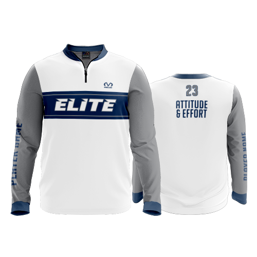 2681 FD Quarter Zip Batting Jacket LS