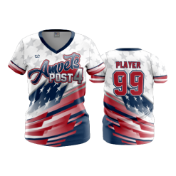 2701 FD Womens V-Neck AMVETS-POST-4