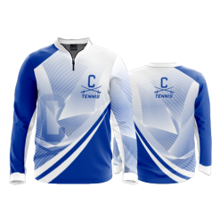 2724 FD Quarter Zip Batting Jacket LS CHILLICOTHE-TENNIS