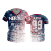 2721 FD Womens V-Neck ON-TARGET-HEROES-LIVE