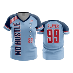 2726 FD Womens V-Neck MO-HUSTLE-MATT-DAULTON