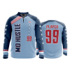 2726 FD Quarter Zip Batting Jacket LS MO-HUSTLE-MATT-DAULTON