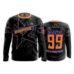 2688 FD Long Sleeve MENS CHAPTER-9-BLACK-FLO INK + $5