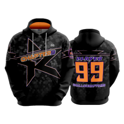 2688 FD Hoody CHAPTER-9-BLACK-FLO INK + $5