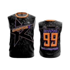 2688 FD Sport Sleeveless MENS CHAPTER-9-BLACK-FLO INK + $5