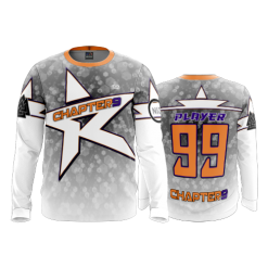 2688 FD Long Sleeve MENS CHAPTER-9-WHITE-FLO INK + $5