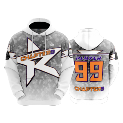 2688 FD Hoody CHAPTER-9-WHITE-FLO INK + $5