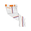 2688 CL WHITE CUSTOM BRAID MENS PANT CHAPTER-9-WHITE-FLO INK + $5