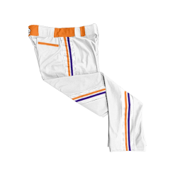 2688 CL WHITE CUSTOM BRAID MENS PANT CHAPTER-9-WHITE-FLO INK + $5