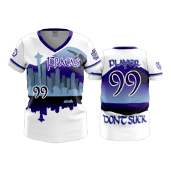2694 FD Womens V-Neck FRACAS-WHITE