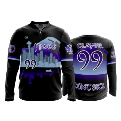 2694 FD Quarter Zip Batting Jacket LS FRACAS