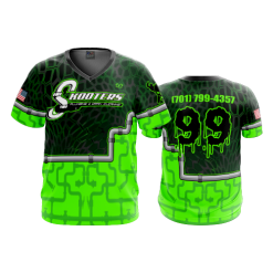 2690 FD Sport V-Neck MENS SKOOTERS-FLO INK + $5