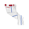 576 CL WHITE CUSTOM BRAID MENS PANT BRINGING-THE-HEAT-FLO INK + $5