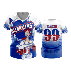 2696 FD Womens V-Neck ALCOBALLICS