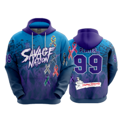 2719 FD Hoody SAVAGE-NATION-FLO INK + $5