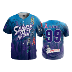 2719 FD ProTek Mens Full Button Down SAVAGE-NATION-FLO INK + $5