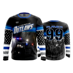 2689 FD Long Sleeve MENS WESTERN-MARYLAND-OUTLAWS-BLACK