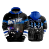 2689 FD Hoody WESTERN-MARYLAND-OUTLAWS-BLACK