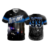 2689 FD ProTek Mens Full Button Down WESTERN-MARYLAND-OUTLAWS-BLACK