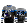 2689 FD Long Sleeve MENS WESTERN-MARYLAND-OUTLAWS-GREY