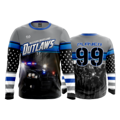 2689 FD Long Sleeve MENS WESTERN-MARYLAND-OUTLAWS-GREY