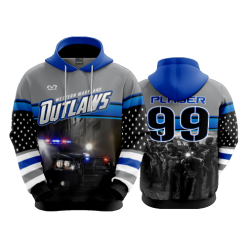2689 FD Hoody WESTERN-MARYLAND-OUTLAWS-GREY