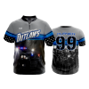 2689 FD Quarter Zip Batting Jacket SS WESTERN-MARYLAND-OUTLAWS-GREY