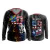 836 FD Womens V-Neck Longsleeve REAL-QUICK-2020-BLACK