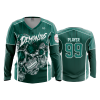 2702 FD Womens V-Neck Longsleeve DEMONIOS