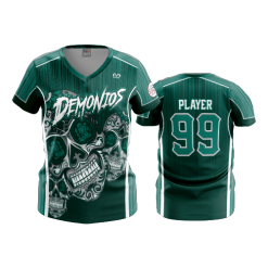 2702 FD Womens V-Neck DEMONIOS