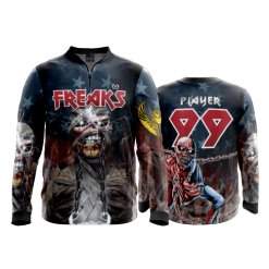 2695 FD Quarter Zip Batting Jacket LS FREAKS
